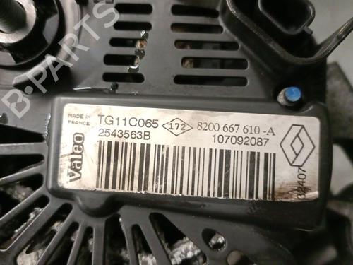 Alternator RENAULT SCÉNIC II (JM0/1_) 1.9 dCi (JM0G, JM12, JM1G, JM2C) | BP30720687M7 