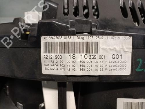 Instrument cluster MERCEDES-BENZ E-CLASS Coupe (C207) E 250 CDI / BlueTEC / d (207.303, 207.304) | BP23962679C47 