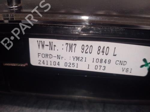 Instrument cluster SEAT ALHAMBRA (7V8, 7V9) 1.9 TDI | BP27499536C47 