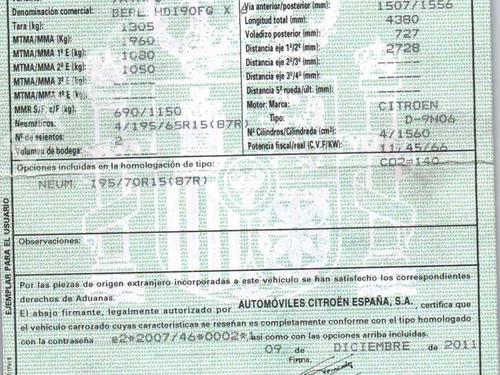 Engine CITROËN BERLINGO Box Body/MPV (B9) 1.6 HDi 90 | BP34252033M1  - Image 17