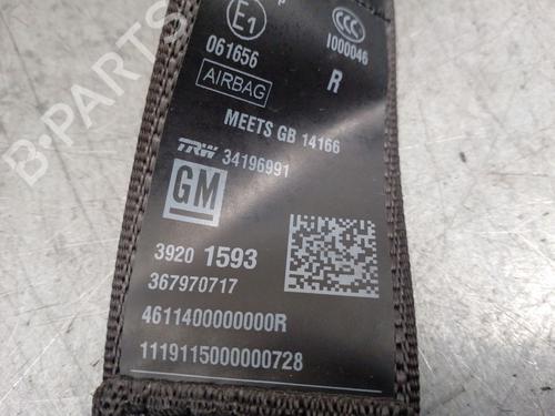 Front right seatbelt OPEL ASTRA K (B16) 1.6 CDTi (68) | BP31996940I25 