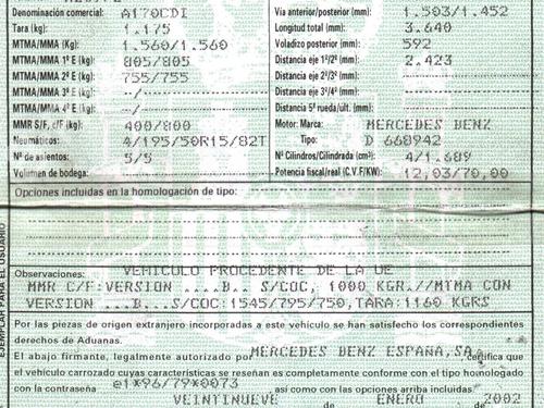 Pipe MERCEDES-BENZ A-CLASS (W168) A 170 CDI (168.009, 168.109) | BP16479345M125 