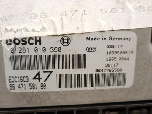 Engine control unit (ECU) PEUGEOT 307 (3A/C) 1.4 HDi | BP27285552M57 