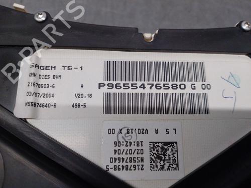 Instrument cluster PEUGEOT 307 (3A/C) 2.0 HDi 90 | BP14932274C47 