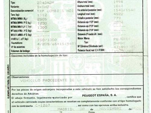 Pipe PEUGEOT EXPERT (224_) 2.0 HDI | BP20260793M125 