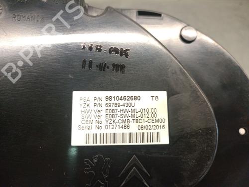 Instrument cluster PEUGEOT 3008 I MPV (0U_) 1.2 | BP27452023C47 