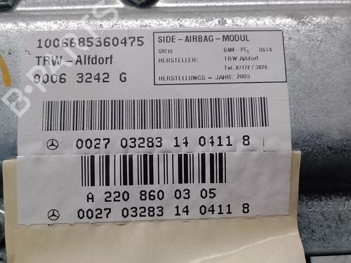 Electronic module MERCEDES-BENZ S-CLASS (W220, V220) S 500 4-matic (220.084, 220.184) | BP18309724M83 