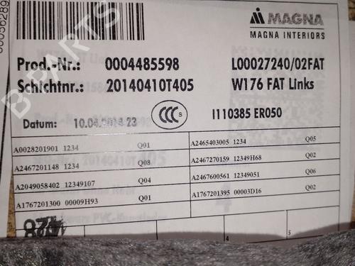 Front left panel MERCEDES-BENZ A-CLASS (W176) A 45 AMG 4-matic (176.052) | BP39621690C58 - Image 3