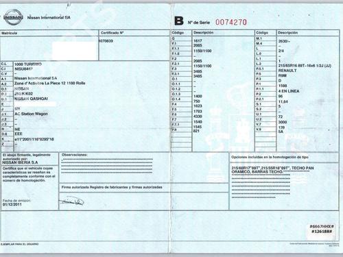 Venstre bagtil invendig håndtag NISSAN QASHQAI I (J10, NJ10)  | BP29877513I15