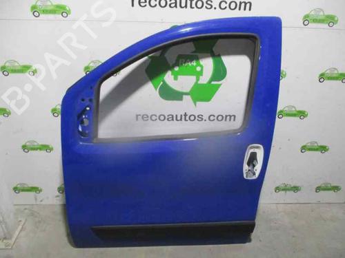 Left front door PEUGEOT BIPPER (AA_) 1.3 HDi 75 9002AP | AZUL | 5 | PUERTAS