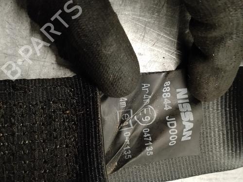 Rear right seatbelt NISSAN QASHQAI / QASHQAI +2 I (J10, NJ10, JJ10E) 1.6 dCi | BP16499976I28 