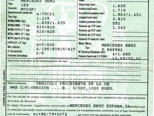 Servo brake MERCEDES-BENZ A-CLASS (W168) A 170 CDI (168.009, 168.109) | BP2522588M42 