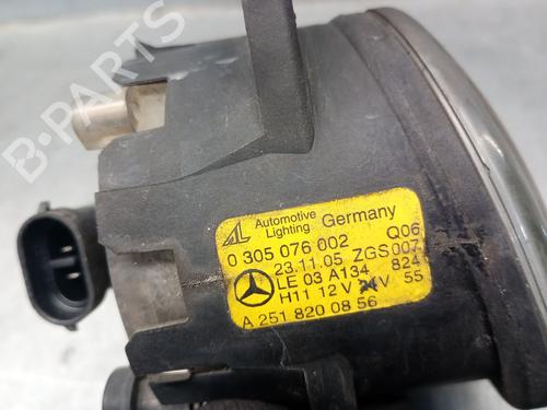 Right front fog light MERCEDES-BENZ A-CLASS (W169) A 180 CDI (169.007, 169.307) | BP25454671C31 