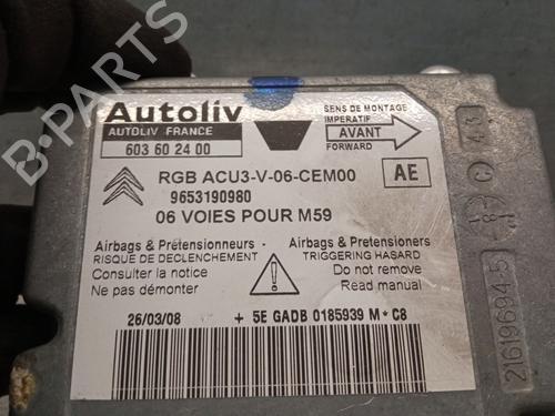 ECU airbags PEUGEOT PARTNER MPV (5_, G_) 1.6 HDi 75 | BP27298935M53 