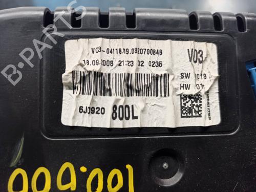 Instrument cluster SEAT IBIZA IV (6J5, 6P1) 1.4 TDI | BP8343196C47 