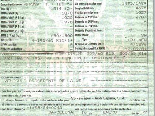 Warning switch VW PASSAT B5 (3B2) 1.9 TDI | BP32725970I22  - Image 6