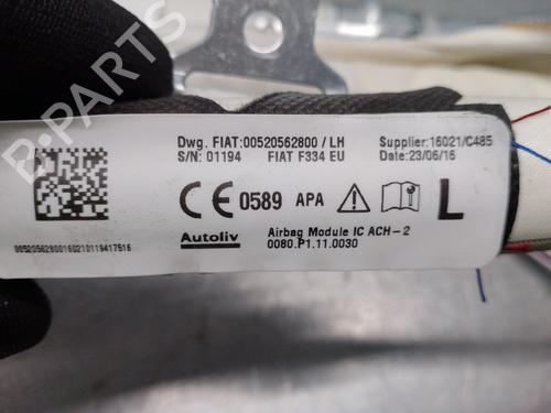 Left curtain airbag FIAT 500X (334_) 1.4 (334AXC1B, 334AXC11) | BP13746421C11 