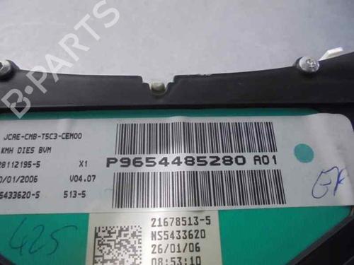 Instrument cluster PEUGEOT 307 (3A/C) 1.6 HDi | BP2298538C47 