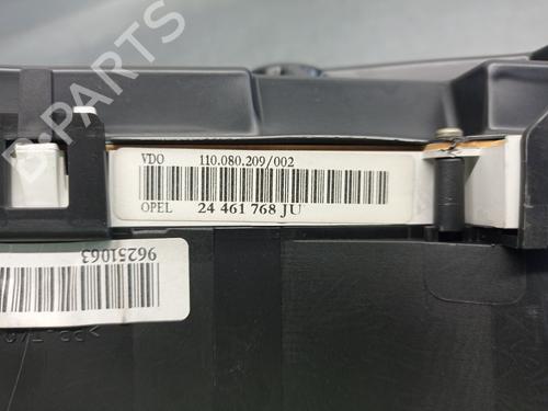 Instrument cluster OPEL ZAFIRA A MPV (T98) 2.0 DTI 16V (F75) | BP10331648C47 