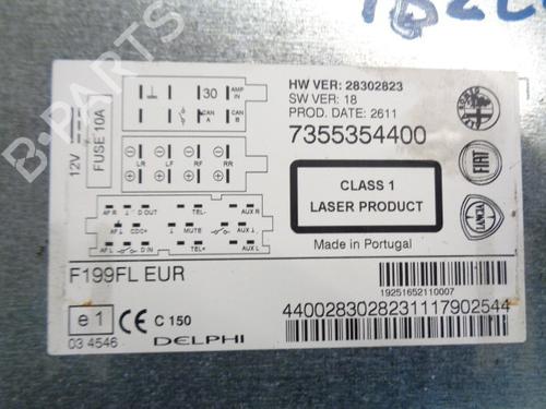 Radio FIAT GRANDE PUNTO (199_) 1.3 D Multijet | BP12114846E6 