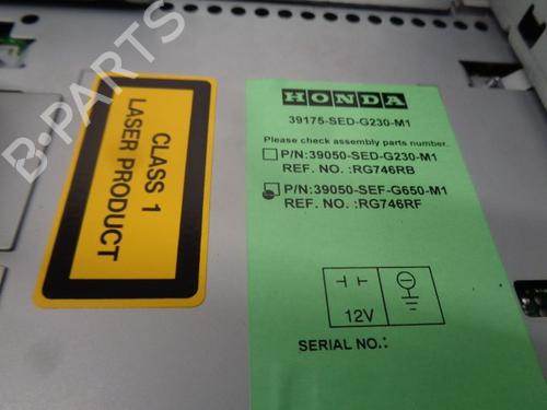 Radio HONDA ACCORD VII Tourer (CM, CN) 2.2 i-CTDi (CN2) | BP10183063E6 