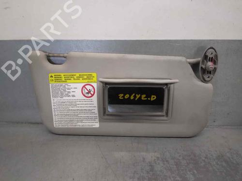 Right sun visor FORD FIESTA V (JH_, JD_) 1.4 TDCi | BP18354658I2 