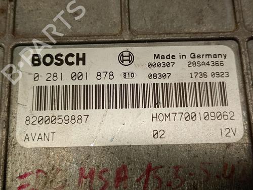 Engine control unit (ECU) RENAULT KANGOO (KC0/1_) 1.9 dTi (KC0U) | BP30566877M57