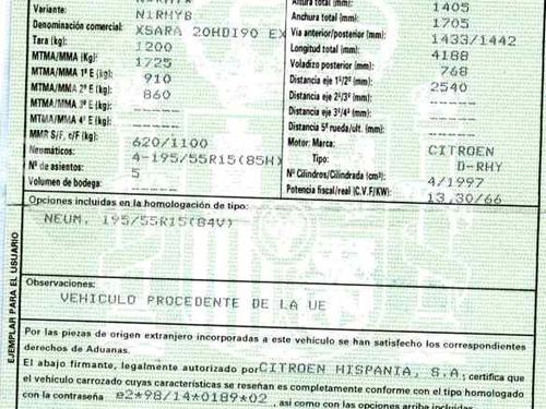 Pedal CITROËN XSARA (N1) 2.0 HDi 90 | BP8051357I4 