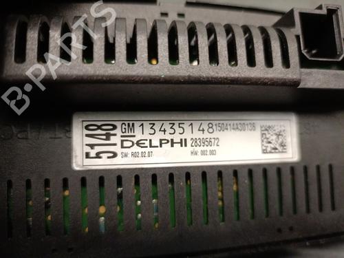 Climate control OPEL ASTRA J (P10) 1.6 CDTi (68) | BP31757047I5