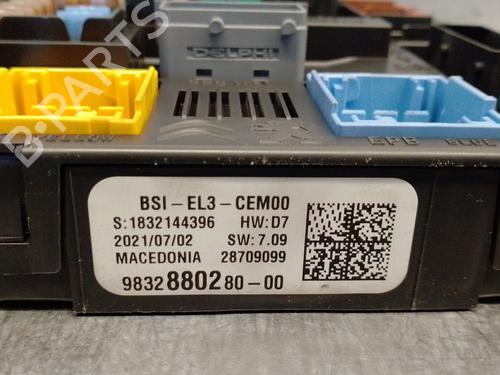 Fuse box CITROËN C3 III (SX) 1.2 PURETECH 82 | BP29432954E1 