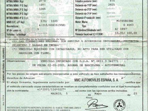 Left front brake caliper MITSUBISHI OUTLANDER I (CU_W) 2.0 4WD (CU2W) | BP31929228M105