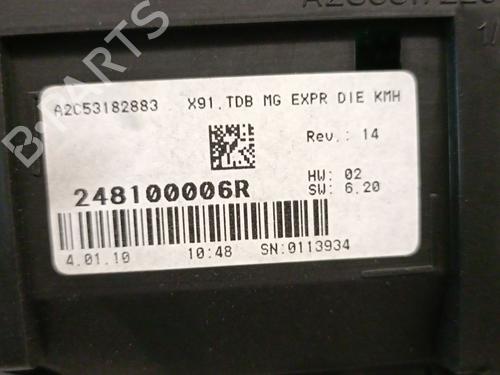 Instrument cluster RENAULT LAGUNA III (BT0/1) 2.0 dCi (BT01, BT08, BT09, BT0E, BT0K, BT12, BT1C, BT1D,... | BP27405657C47 