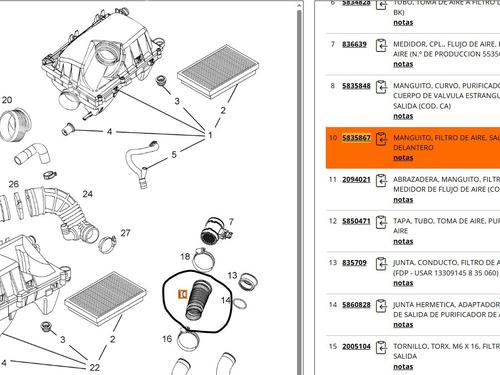 Pipe OPEL VECTRA C GTS (Z02) 1.9 CDTI (F68) | BP32103688M125  - Image 5