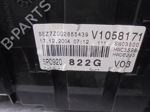 Instrument cluster SEAT ALTEA (5P1) 1.9 TDI | BP16953078C47 