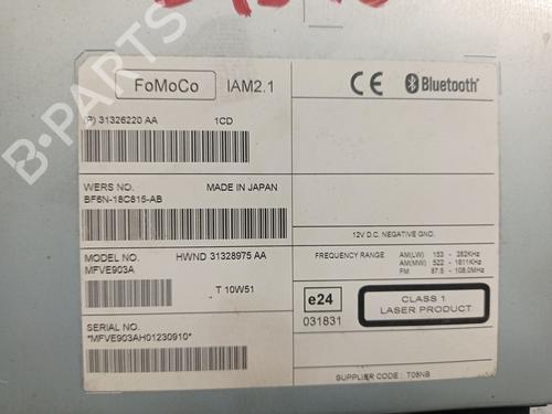 Radio VOLVO V60 I (155) D3 / D4 | BP31918204E6