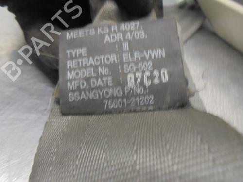 Rear left seatbelt SSANGYONG RODIUS I 2.7 Xdi | BP15260741I29 