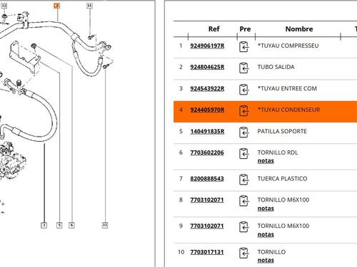AC pipe RENAULT FLUENCE (L3_) Z.E. | BP34240814M126  - Image 10