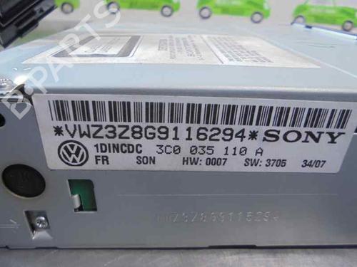 Radio VW PASSAT B6 (3C2) 2.0 TDI | BP4406683E6 