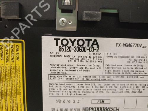 Radio LEXUS GS (_S19_) 450h (GRS191_, GWS191_) | BP24573425E6 