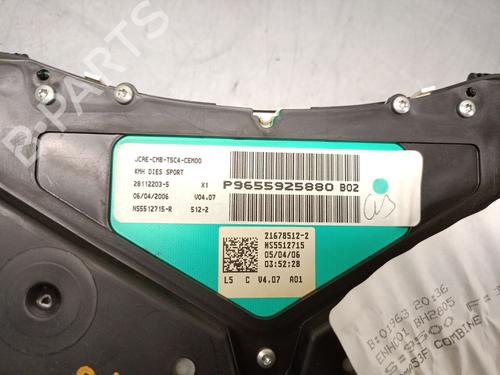 Instrument cluster PEUGEOT 307 SW (3H) 1.6 HDI 110 | BP27278848C47 