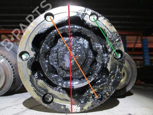 Left front driveshaft SEAT TOLEDO II (1M2) 1.9 TDI | BP31042466M38 