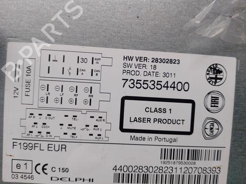 Radio FIAT PUNTO EVO (199_) 1.3 D Multijet (199AXC1A, 199BXC1A, 199AXT1A, 199BXT1A) | BP16396124E6 