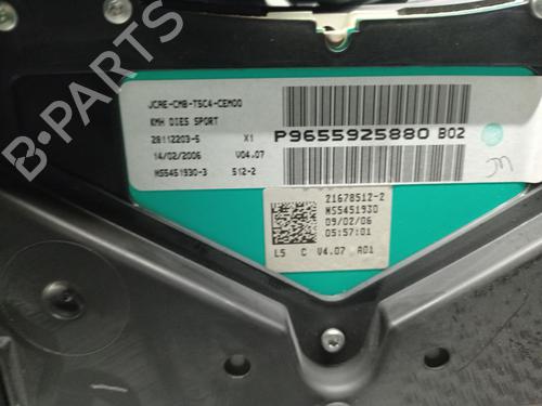 Instrument cluster PEUGEOT 307 (3A/C) 1.6 HDi 110 | BP21581146C47 