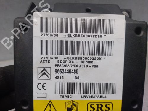ECU airbags CITROËN C6 (TD_) 2.7 HDi | BP16119210M53 
