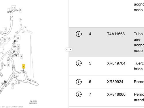 AC pipe JAGUAR XE (X760) 2.0 D | BP33933165M126  - Image 8