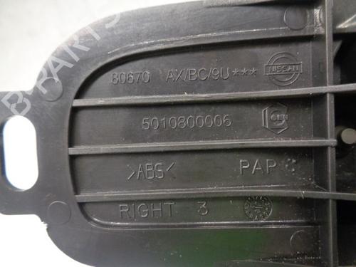 Front right interior door handle NISSAN NOTE (E11, NE11) 1.5 dCi | BP10234608I14 