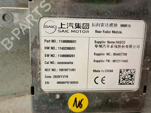 Elektronisk sensor MG MG ZS SUV 1.5 VTi | BP26798962M84 
