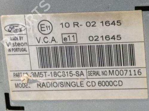 Radio FORD FOCUS C-MAX (DM2) 1.6 TDCi | BP36778460E6 - Image 5