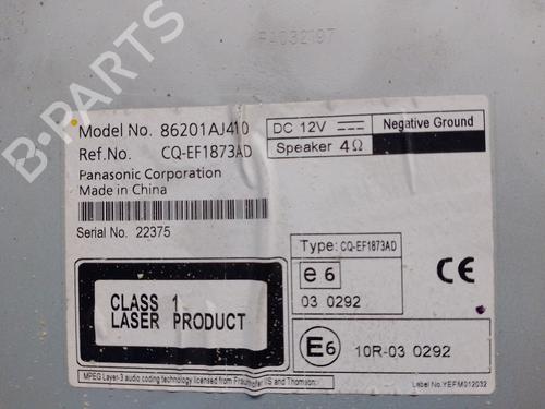 Radio SUBARU LEGACY V (BM) 2.0 D AWD (BMD) | BP32189300E6 