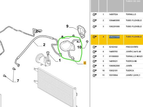 AC pipe FIAT DUCATO Van (250_) 140 Natural Power | BP30058402M126